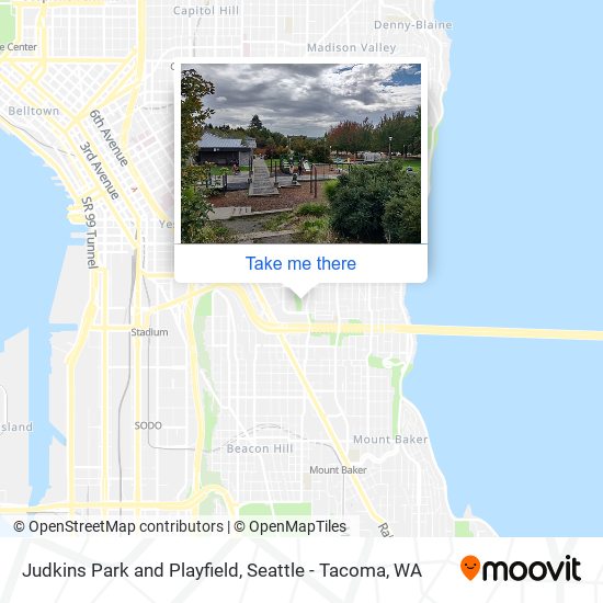 Judkins Park and Playfield map