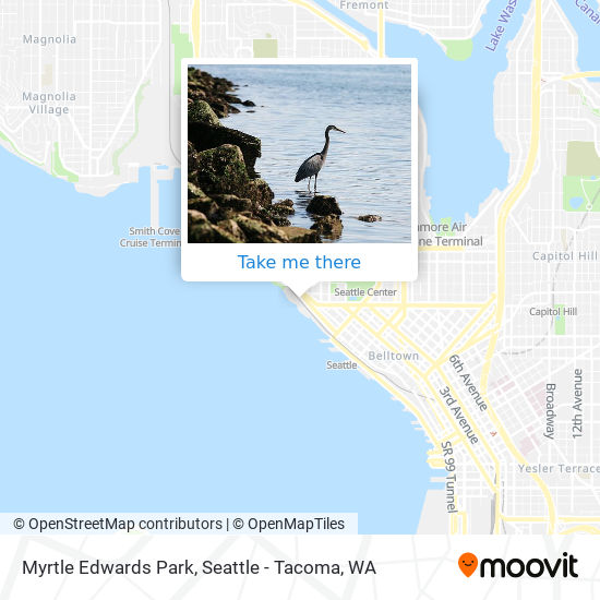 Myrtle Edwards Park map