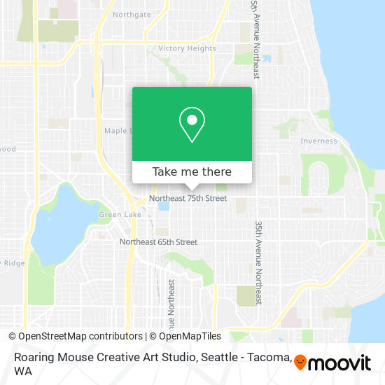 Roaring Mouse Creative Art Studio map