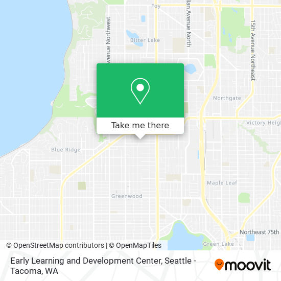 Early Learning and Development Center map