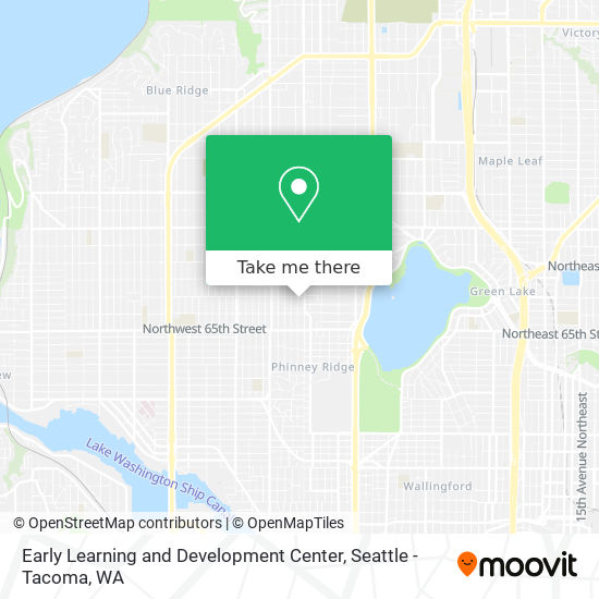 Early Learning and Development Center map