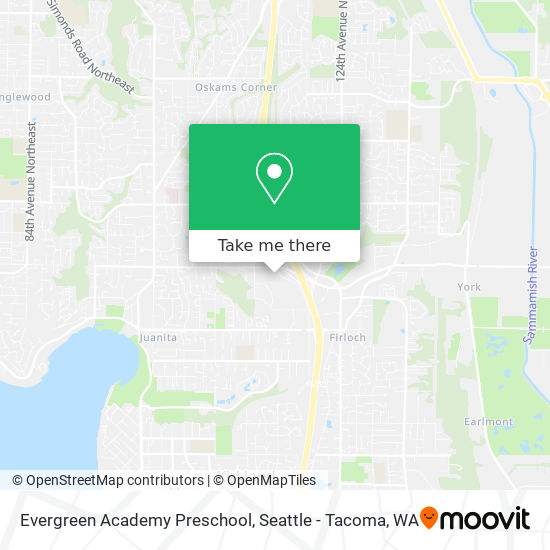 Mapa de Evergreen Academy Preschool