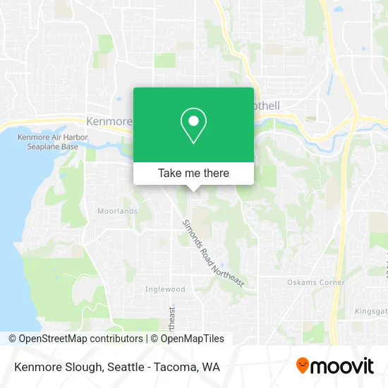 Mapa de Kenmore Slough
