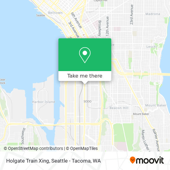 Holgate Train Xing map