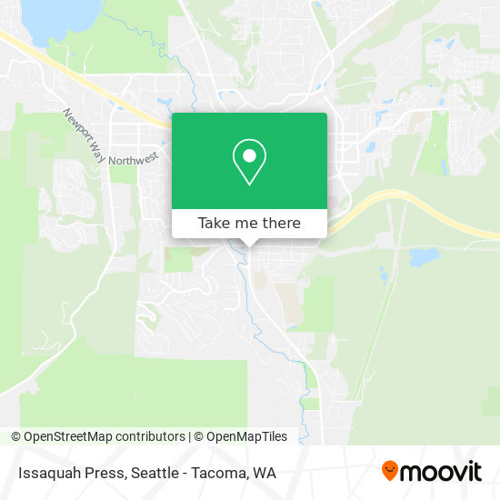 Mapa de Issaquah Press