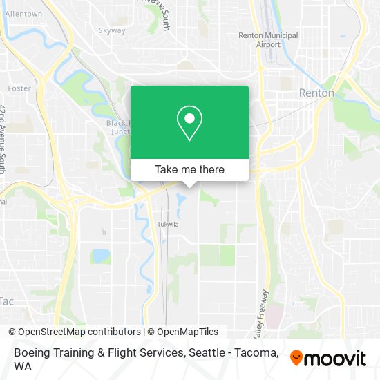 Mapa de Boeing Training & Flight Services