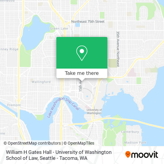 William H Gates Hall - University of Washington School of Law map