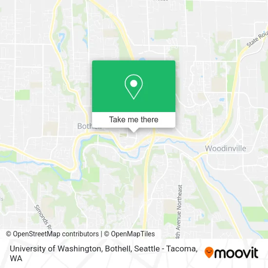 Mapa de University of Washington, Bothell