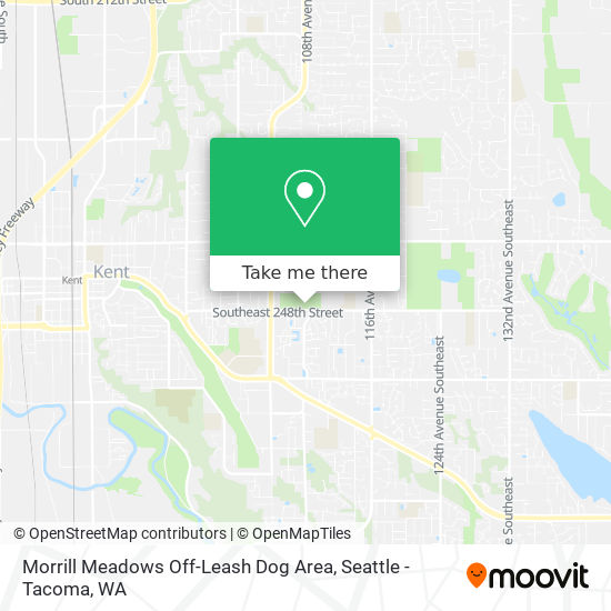 Morrill Meadows Off-Leash Dog Area map