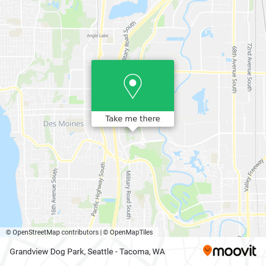 Grandview Dog Park map