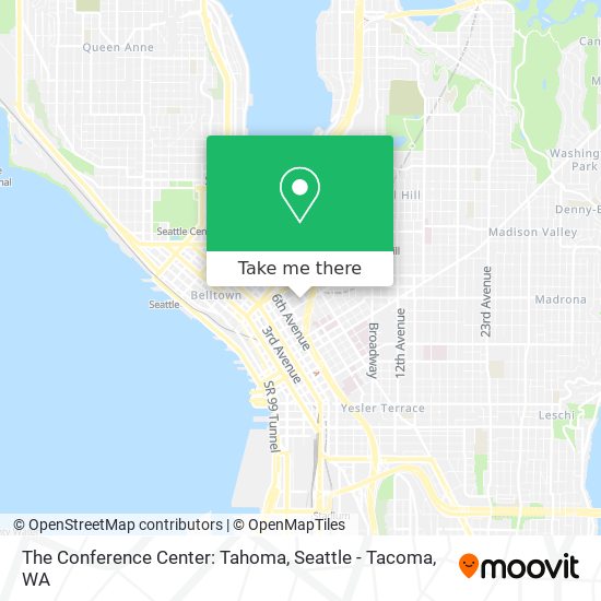 Mapa de The Conference Center: Tahoma