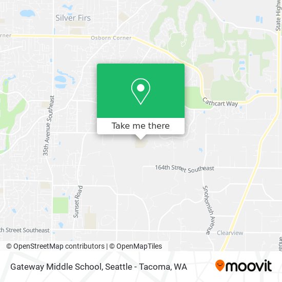 Mapa de Gateway Middle School