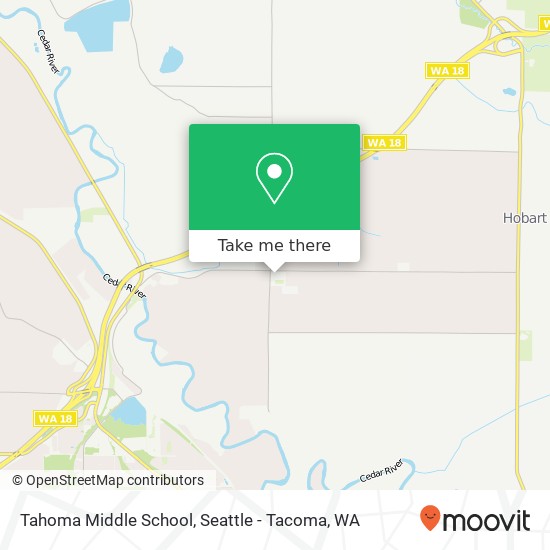 Mapa de Tahoma Middle School