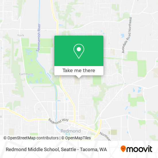 Mapa de Redmond Middle School