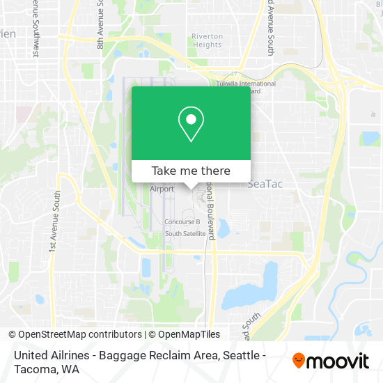 United Ailrines - Baggage Reclaim Area map