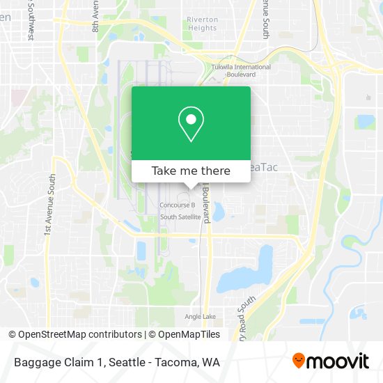 Baggage Claim 1 map