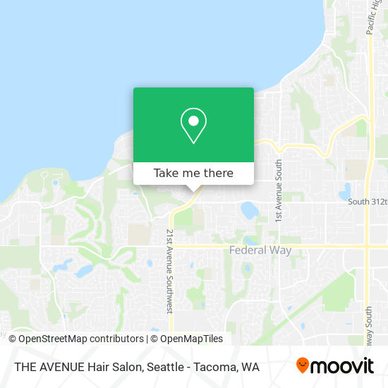 THE AVENUE Hair Salon map