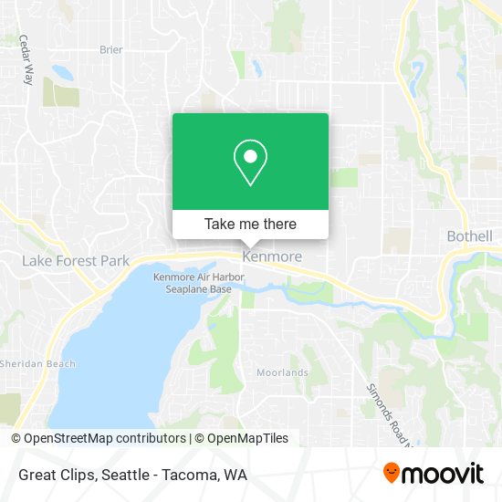 Great Clips map