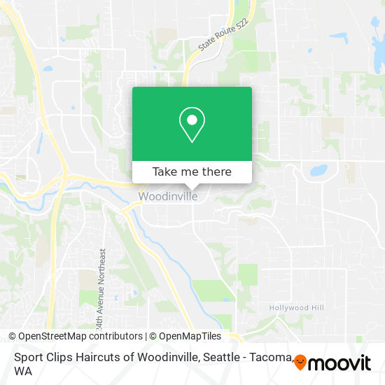 Mapa de Sport Clips Haircuts of Woodinville