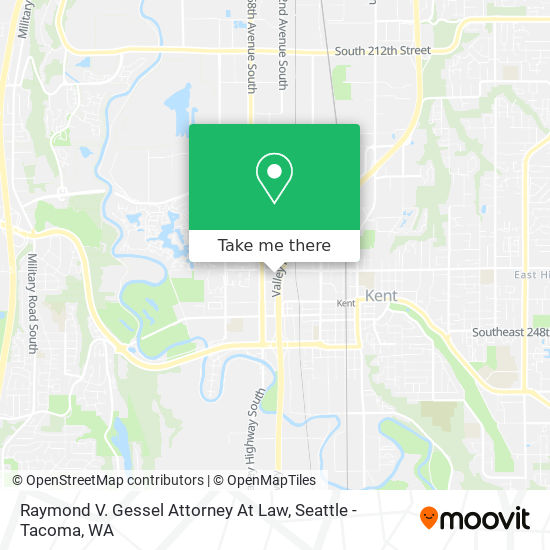 Mapa de Raymond V. Gessel Attorney At Law