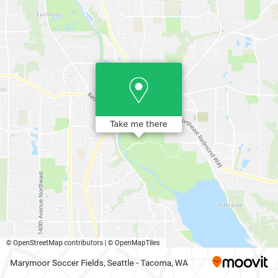 Marymoor Soccer Fields map