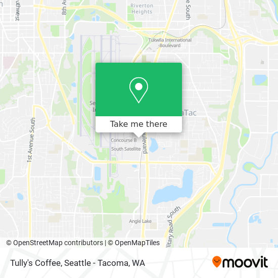 Tully's Coffee map