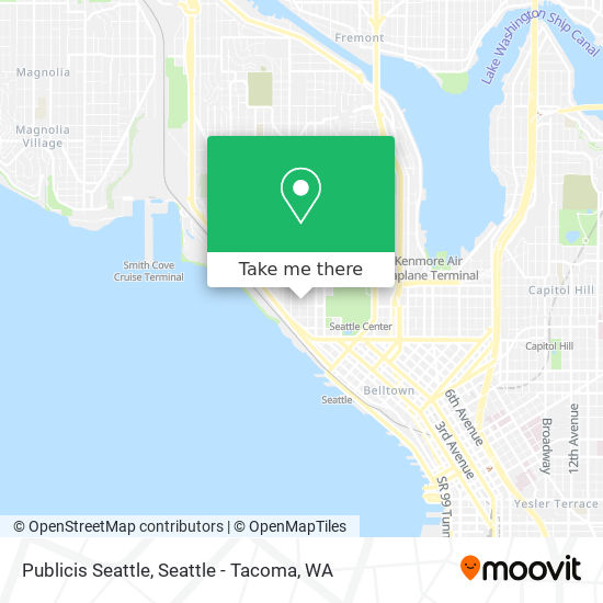 Mapa de Publicis Seattle