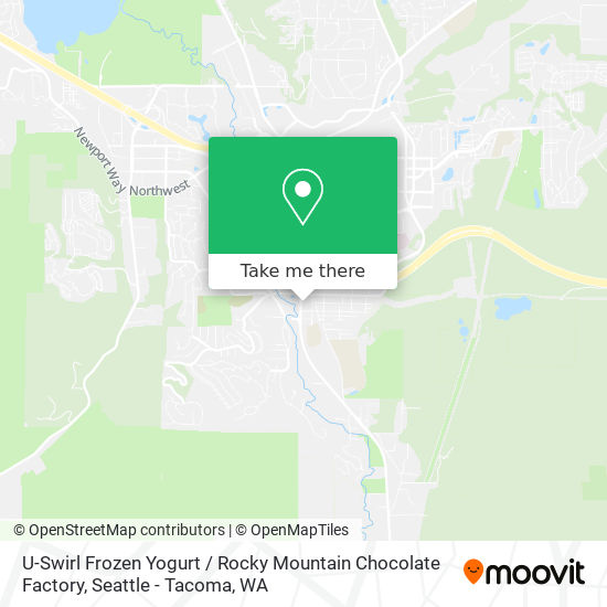 Mapa de U-Swirl Frozen Yogurt / Rocky Mountain Chocolate Factory