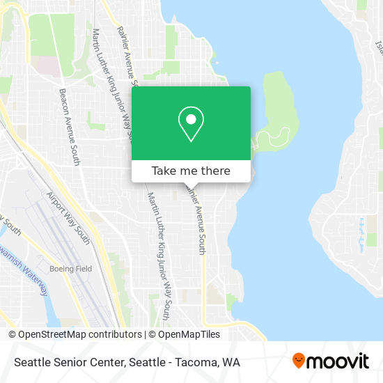 Seattle Senior Center map