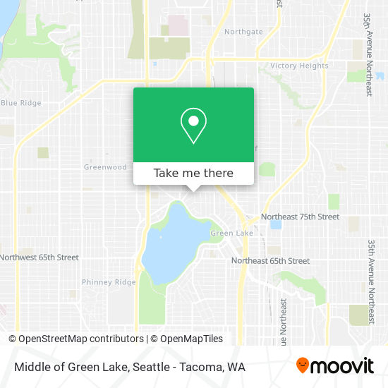 Middle of Green Lake map