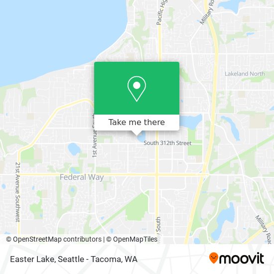 Mapa de Easter Lake