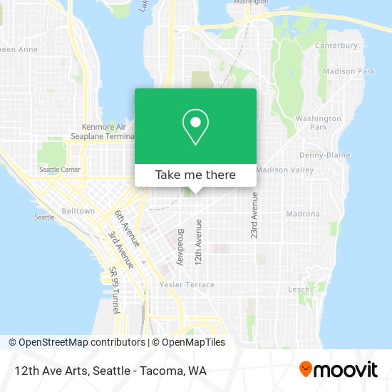 12th Ave Arts map