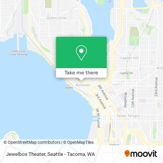 Mapa de Jewelbox Theater