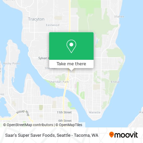 Saar's Super Saver Foods map