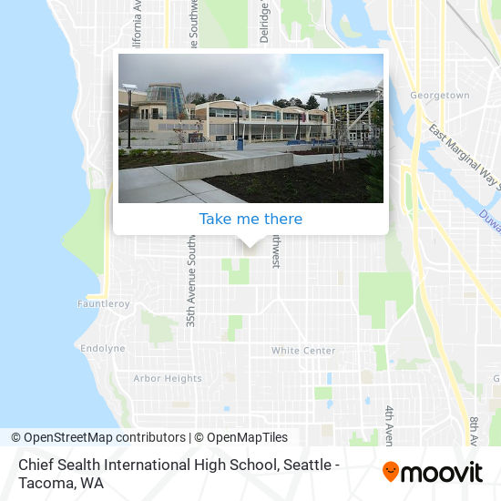 Chief Sealth International High School map