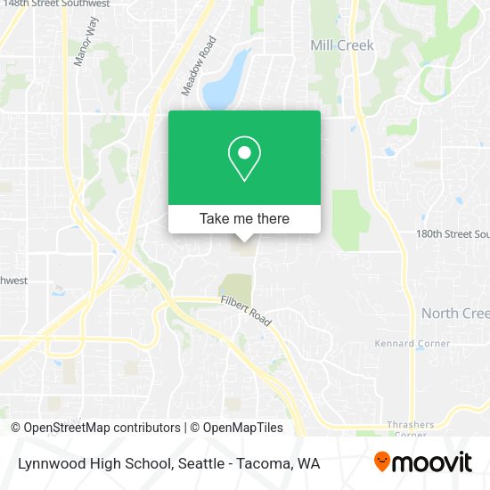Lynnwood High School map