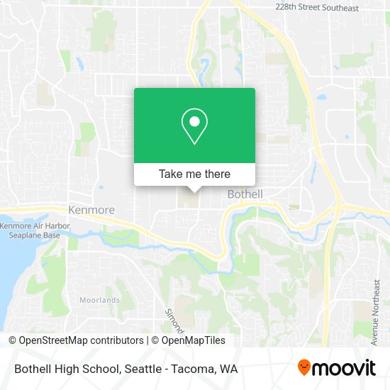 Bothell High School map