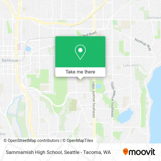 Sammamish High School map