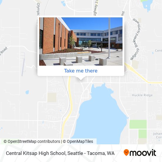 Central Kitsap High School map