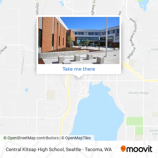 Central Kitsap High School map
