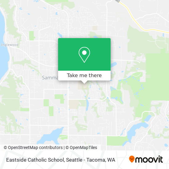 Mapa de Eastside Catholic School