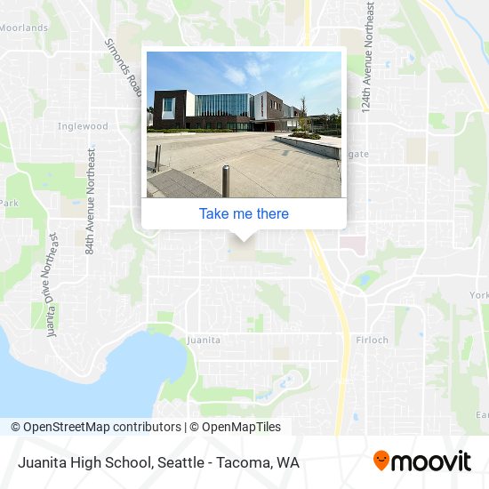 Juanita High School map