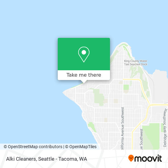 Alki Cleaners map