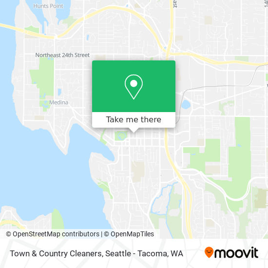 Town & Country Cleaners map
