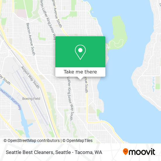 Seattle Best Cleaners map