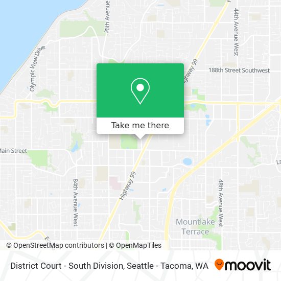 District Court - South Division map