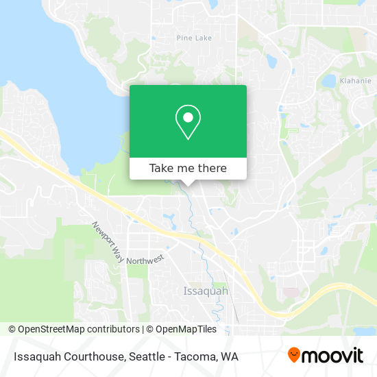 Issaquah Courthouse map