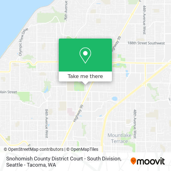 Mapa de Snohomish County District Court - South Division