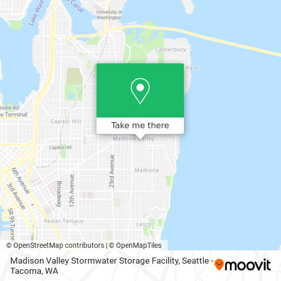 Madison Valley Stormwater Storage Facility map