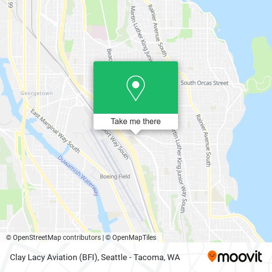 Mapa de Clay Lacy Aviation (BFI)